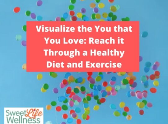 "Visualize The You That You Love: Reach It Through A Healthy Diet And Exercise"